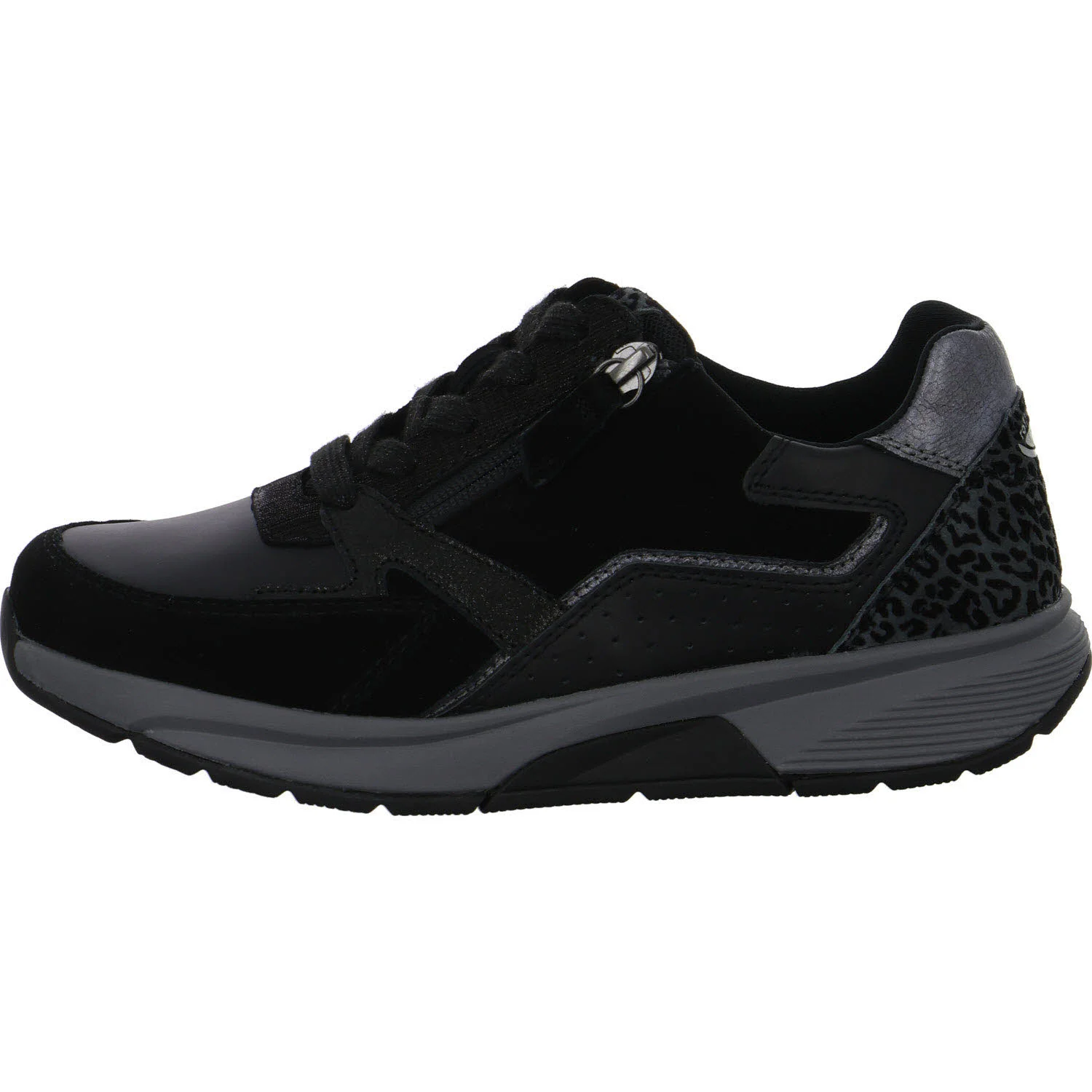Gabor Rollingsoft Damen Schnürschuhe 0106.01.001 0106.01 black/anthrazit normal