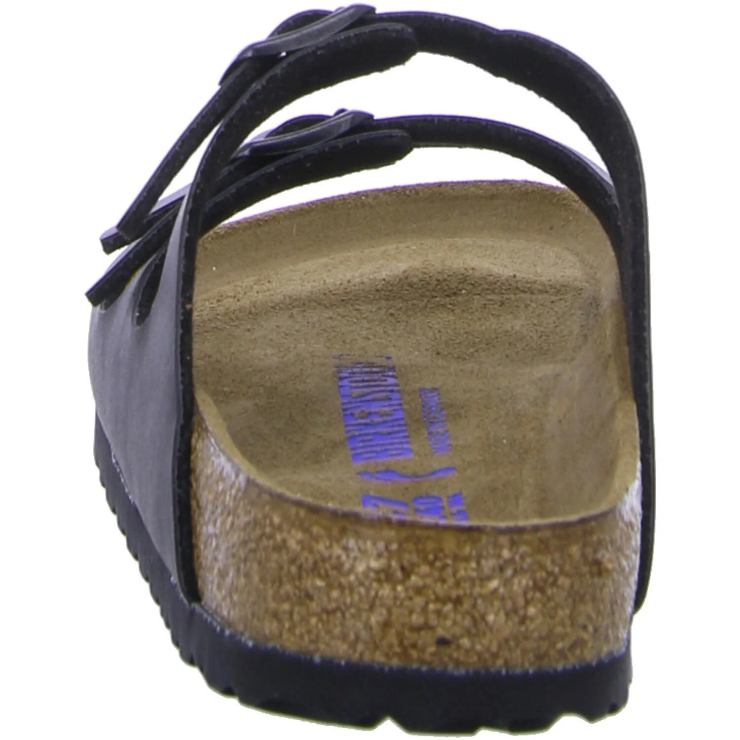 BIRKENSTOCK Pantoletten 053013 Florida Soft Footbed schwarz schmal