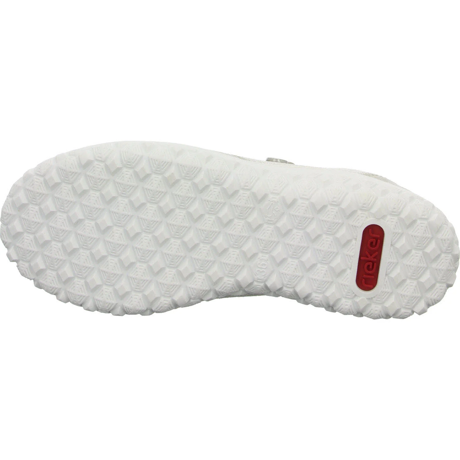 Element 5 von 8 (Bild) – Rieker Damen Schnürschuhe 59501-90 59501 fog-silver/weiss-flower H (extra weit)