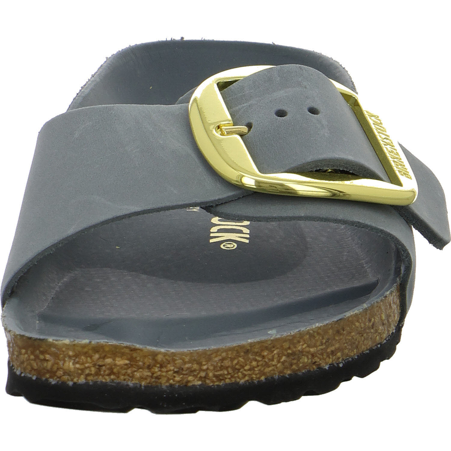BIRKENSTOCK Pantoletten 1032090 Madrid Big Buckle basalt gray schmal