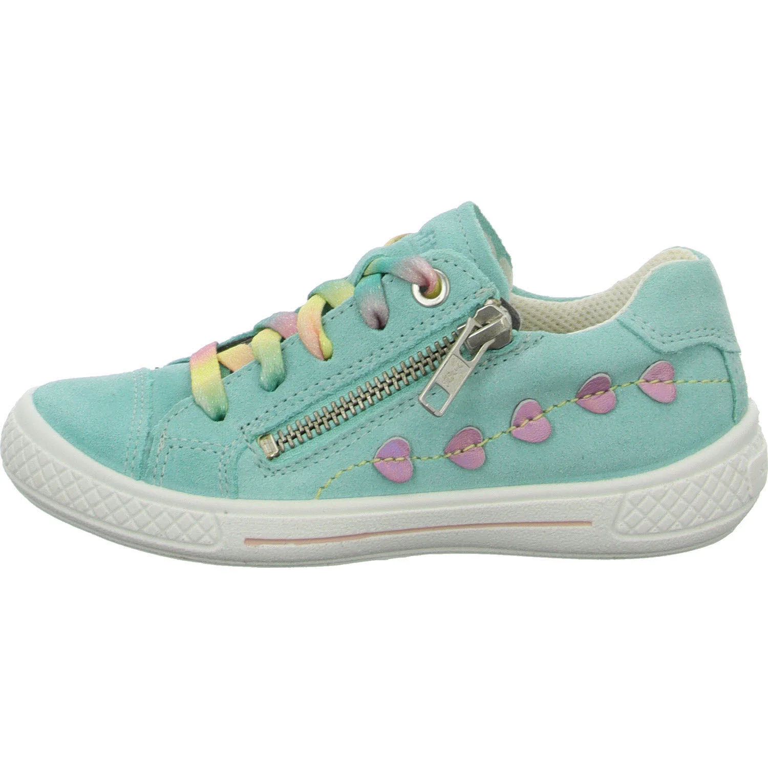 Element 6 von 8 (Bild) – Superfit Kinder Halbschuhe zum Schnüren 1-000093-7500 Tensy hellgrün/rosa WMS mittel