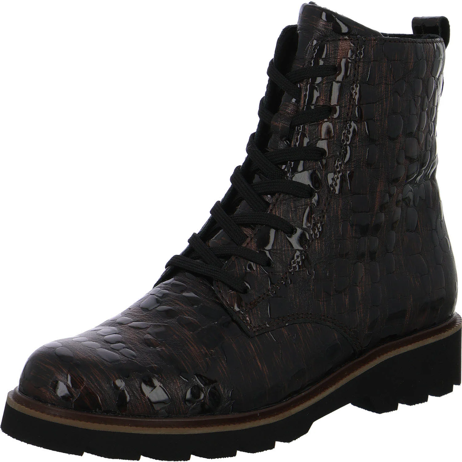 Remonte Damen Schnürstiefel D3S72-25 D3S72 brown-orange H (extra weit)