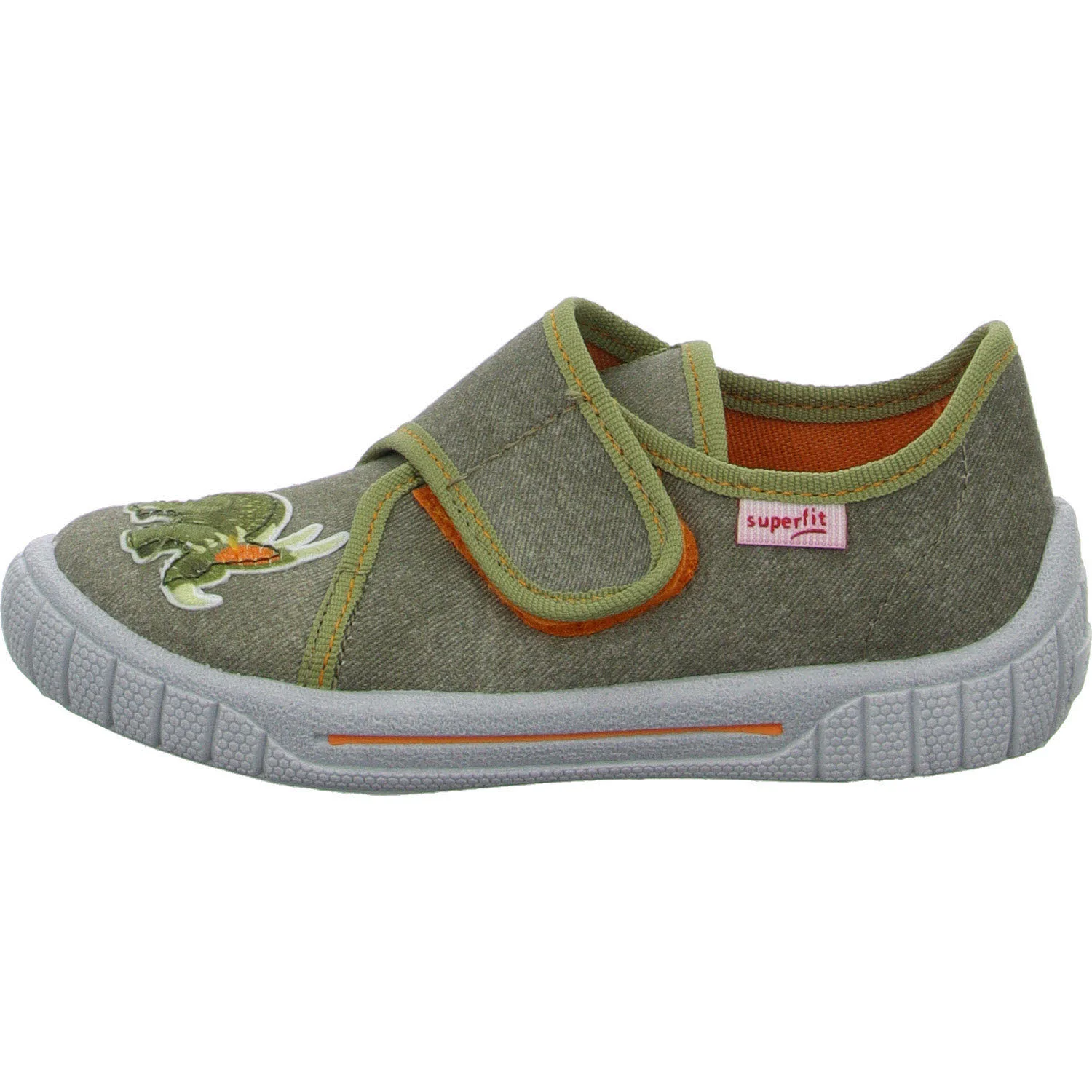 Superfit Kinder Hausschuhe 1-800271-7010 Bill grün/grau WMS mittel