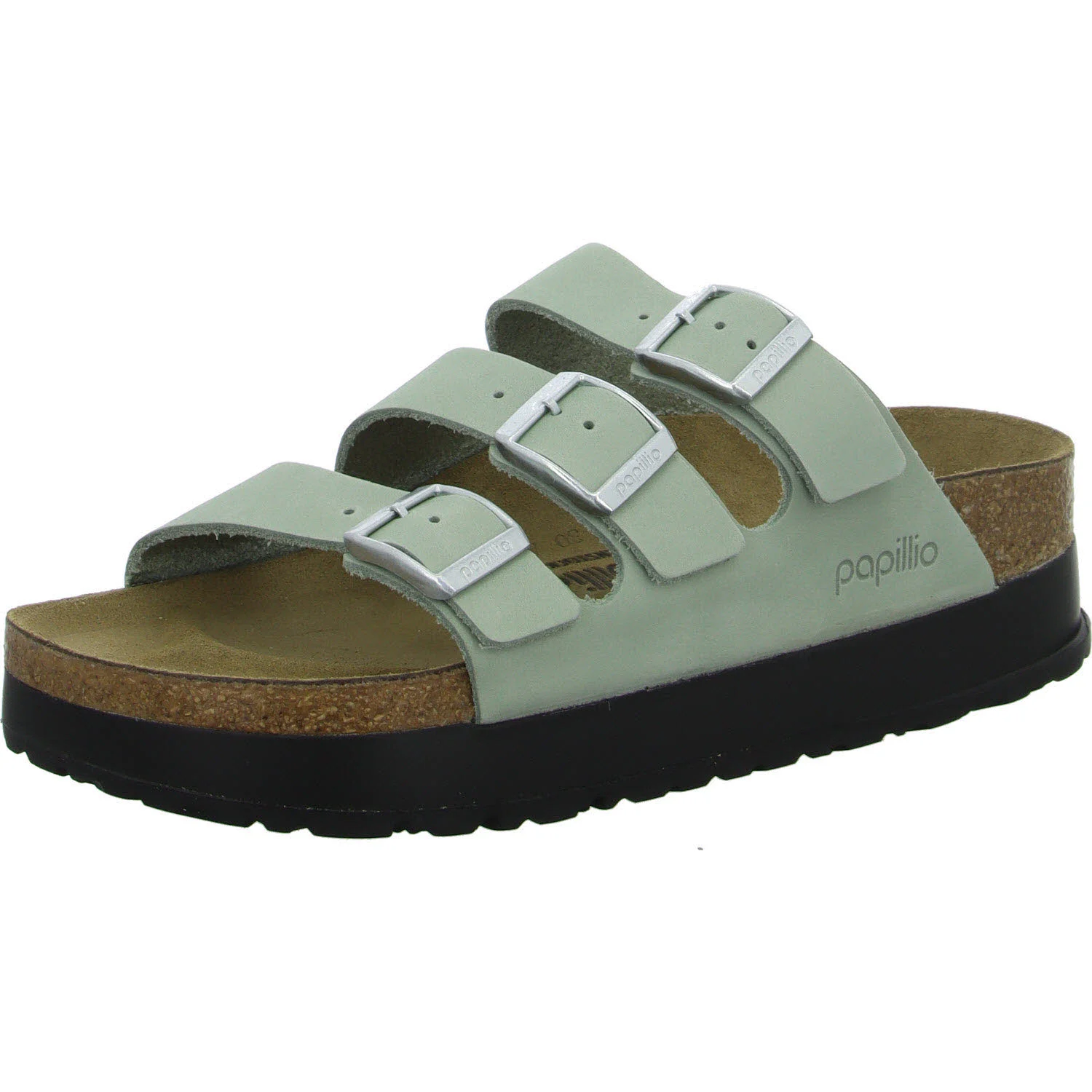 Papillio von BIRKENSTOCK Pantoletten 1029757 Florida Flex Platform pure sage schmal