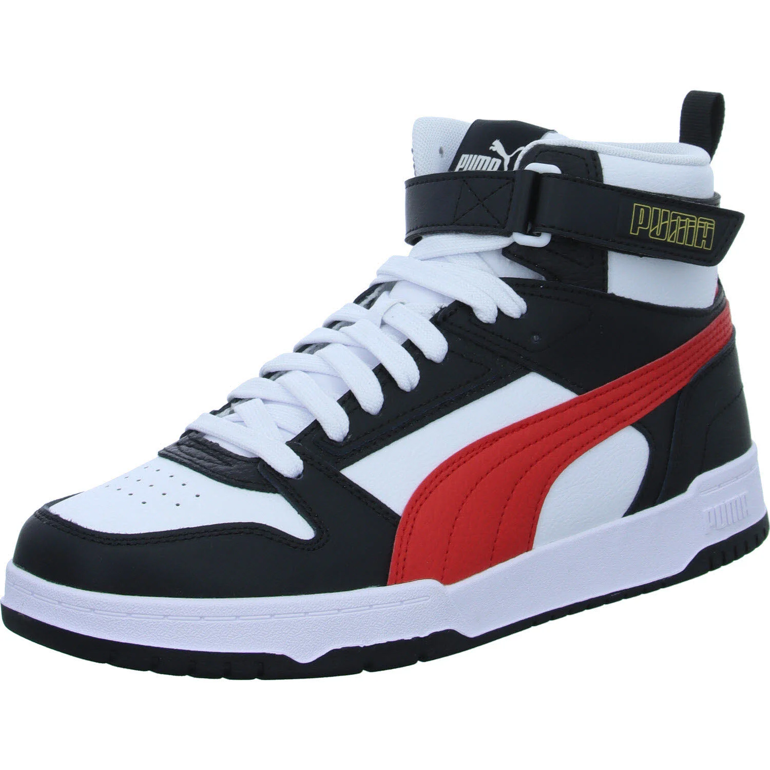 Puma Herren Schnürstiefel 385839/005 RBD GAME PUMA WHITE-HIGH RISK normal