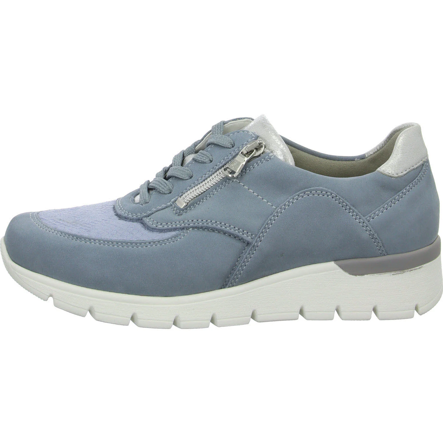 Element 6 von 8 (Bild) – Waldläufer Damen Schnürschuhe 626K02-321/267 K-Ramona sky argento K (extra weit)