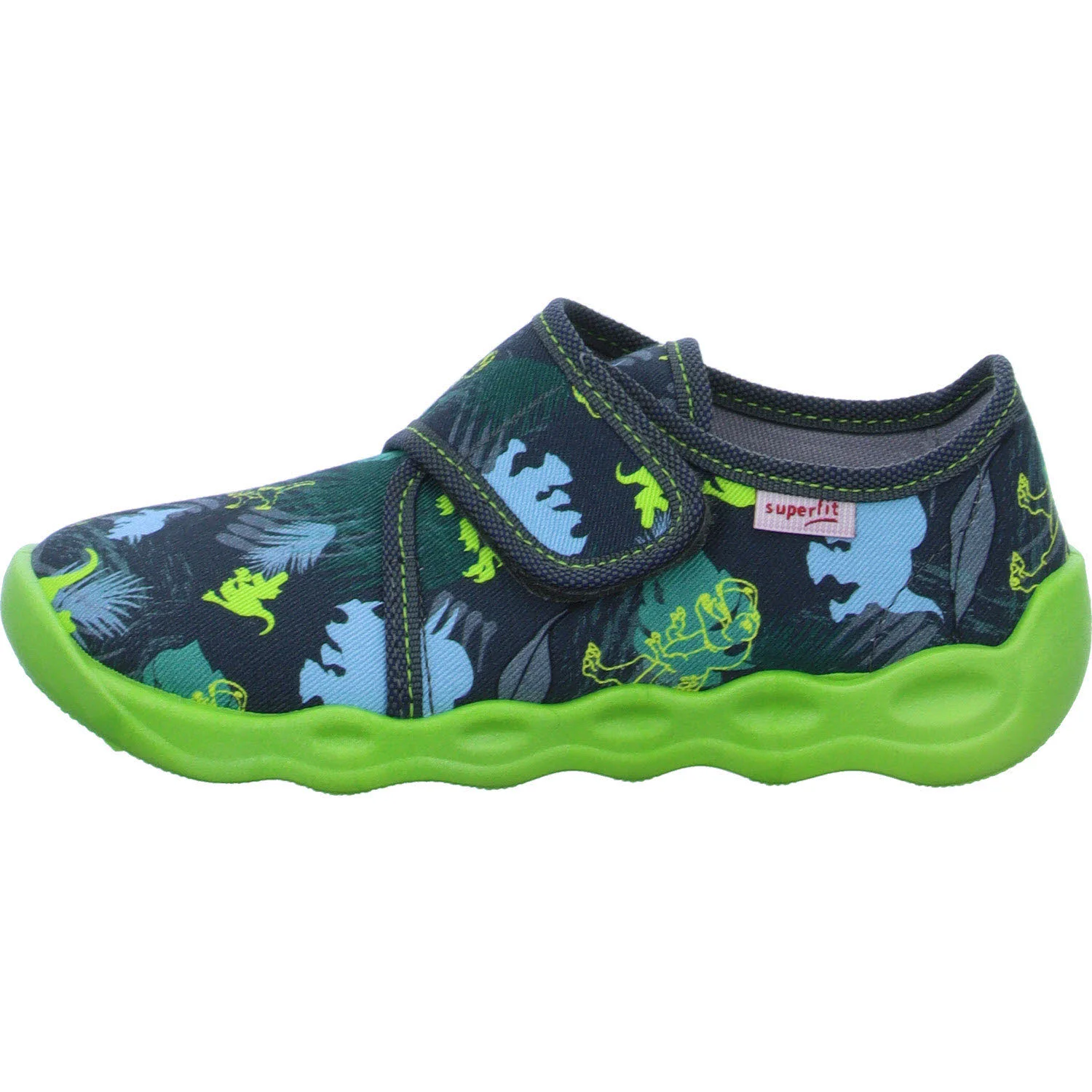 Element 6 von 8 (Bild) – Superfit Kinder Hausschuhe 1-006273-2010 Bubble grau/mehrfarbig WMS mittel