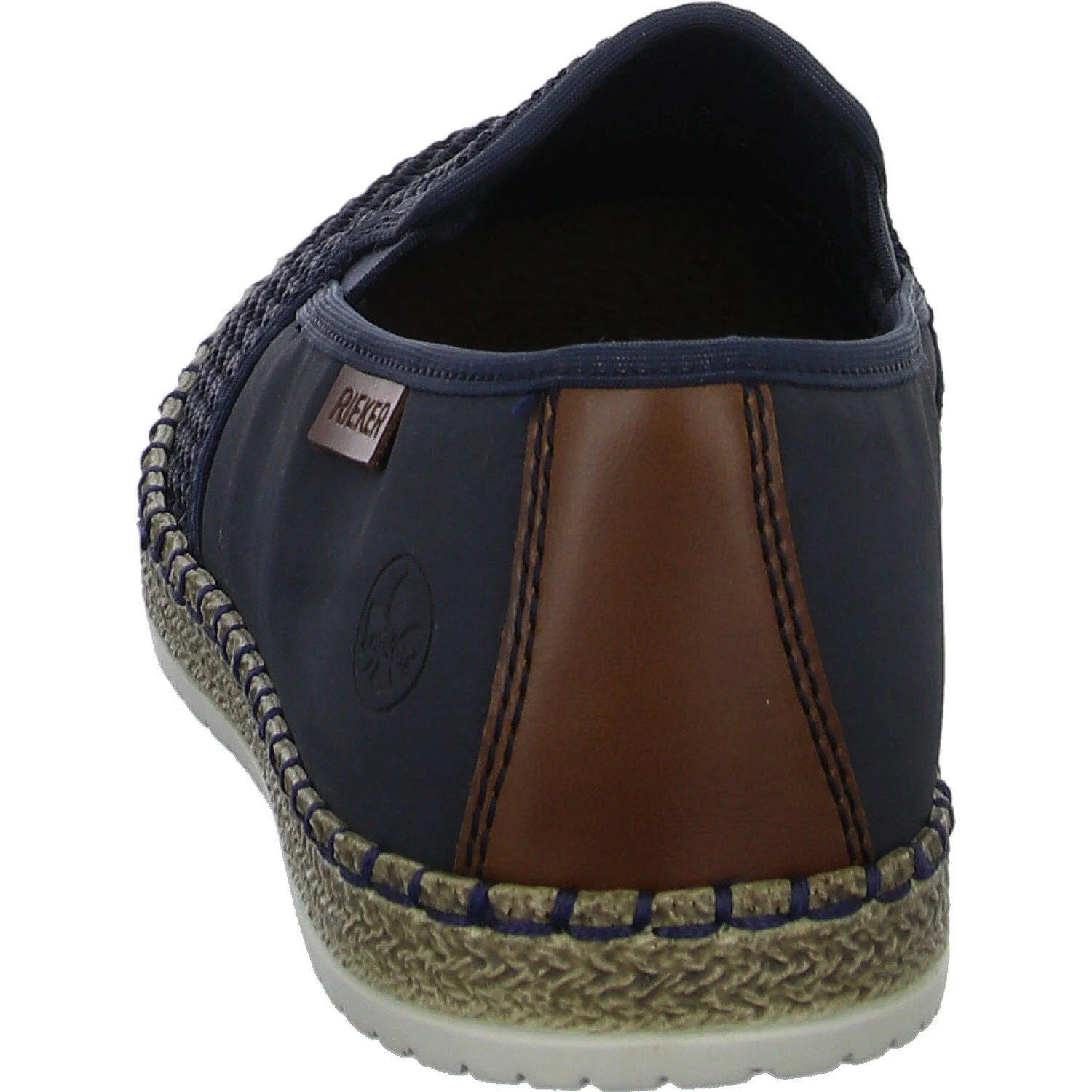 Element 4 von 8 (Bild) – Rieker Herren Slipper B5265-14 B5265 navy/pazifik/amaretto G 1/2 (weit)