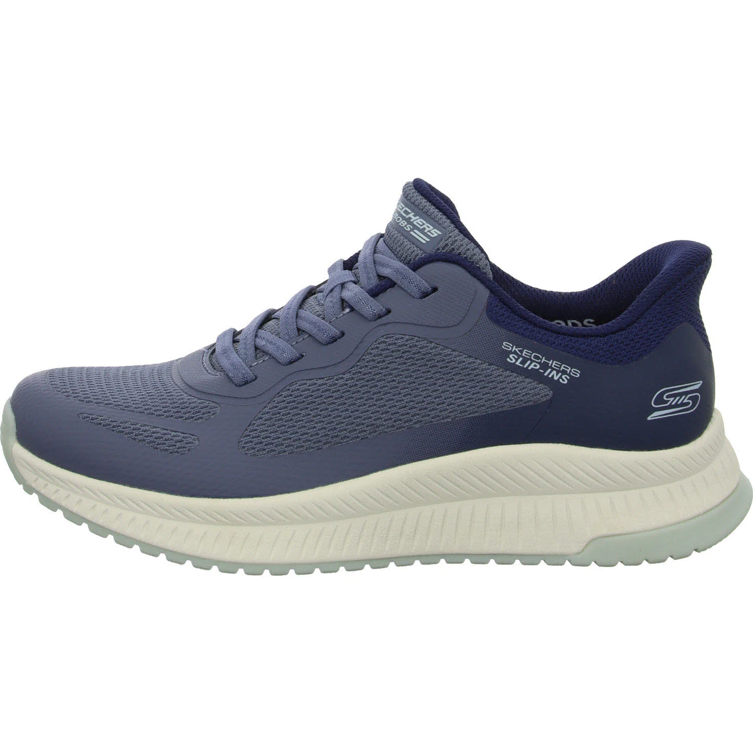 Element 6 von 8 (Bild) – Skechers Damen Slipper 117624 BLMT BOBS Squad 4 - Staple Look blue/multi normal