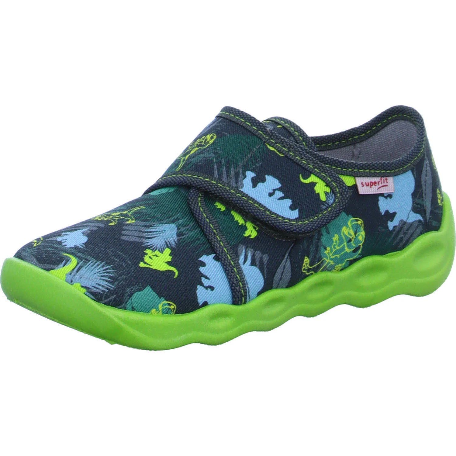 Element 2 von 8 (Bild) – Superfit Kinder Hausschuhe 1-006273-2010 Bubble grau/mehrfarbig WMS mittel