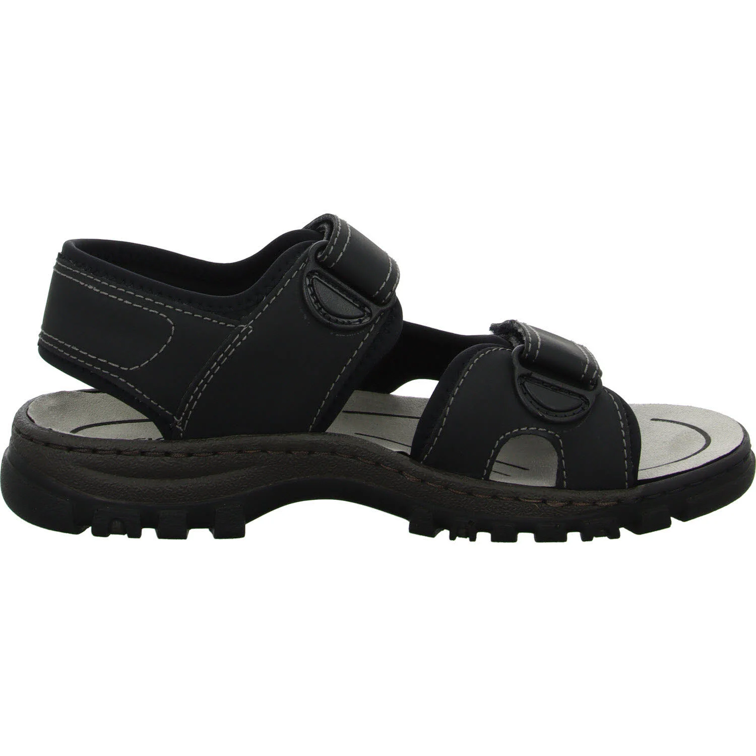 Rieker Herren Sandalen 25053-00 25053 schwarz/schwarz/schw G (weit)