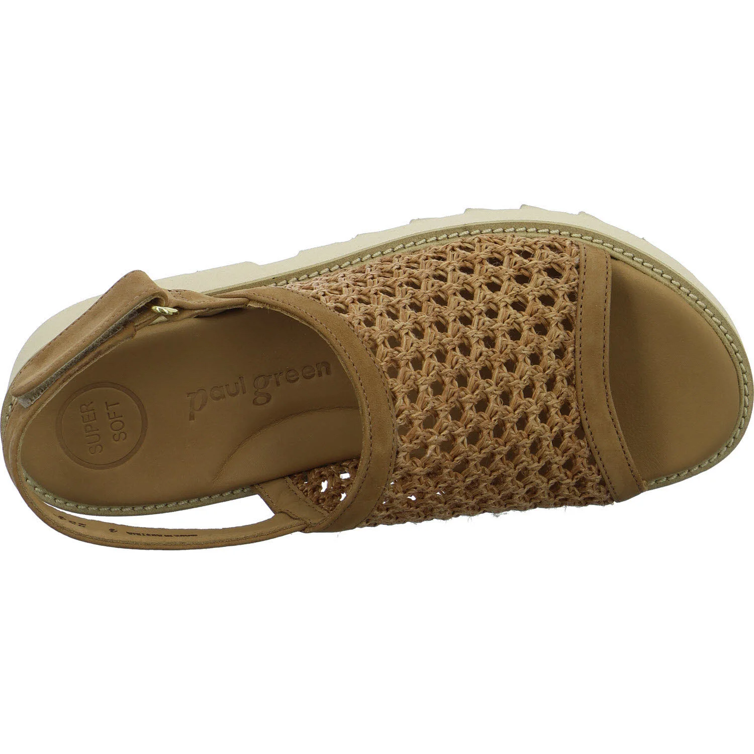 Paul Green Damen Sandalen 6209-009 6209 sisal normal