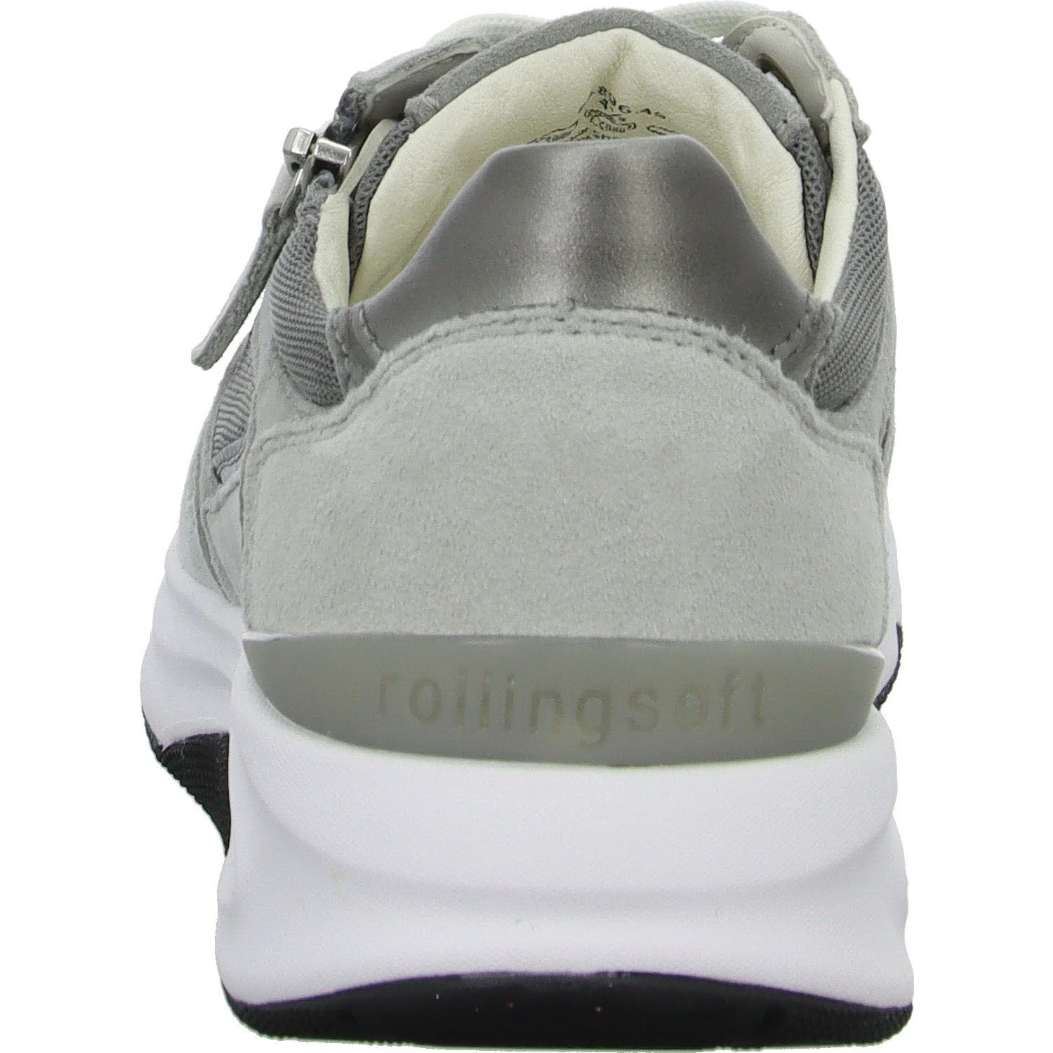 Gabor Rollingsoft Damen Schnürschuhe 86.896.49 86.896 lightgrey/steel G (normal)