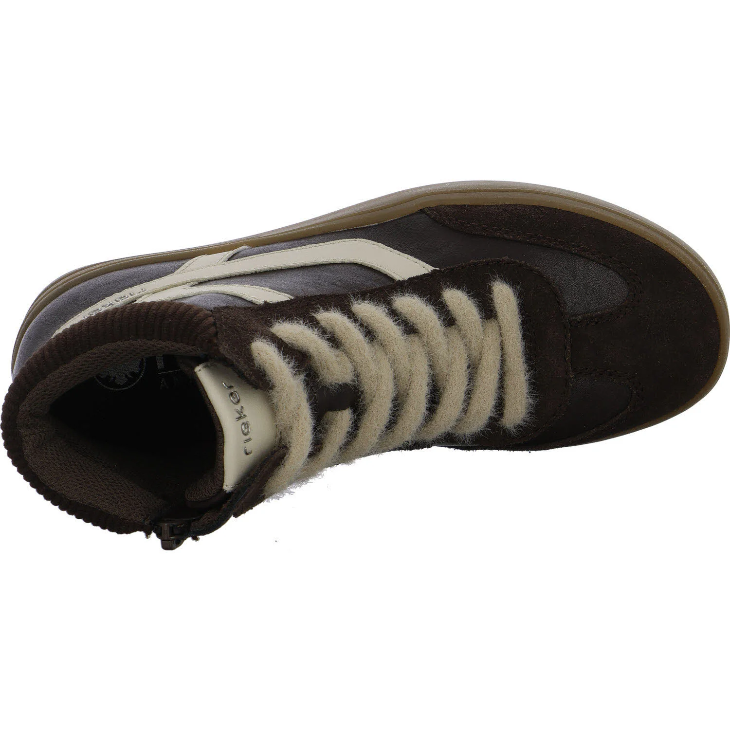 Element 8 von 8 (Bild) – Rieker Damen Schnürstiefel L2530-25 L2530 rancho/bisam/perle/havanna G (weit)