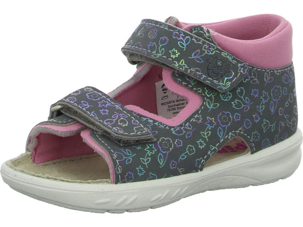 Ricosta Kinder Sandalen 50 3500802/450 Titu graphit/mallow WMS mittel
