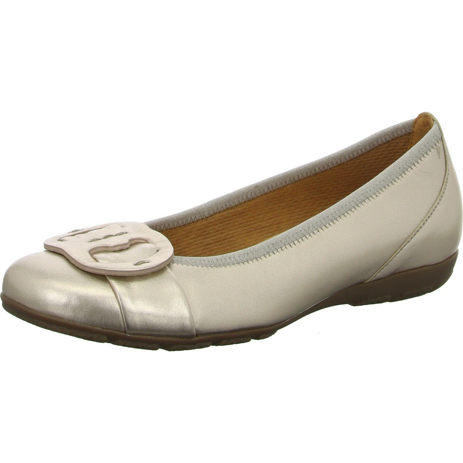 Element 2 von 8 (Bild) – Gabor Damen Ballerina 64.163.62 64.163 puder F (schmal/normal)