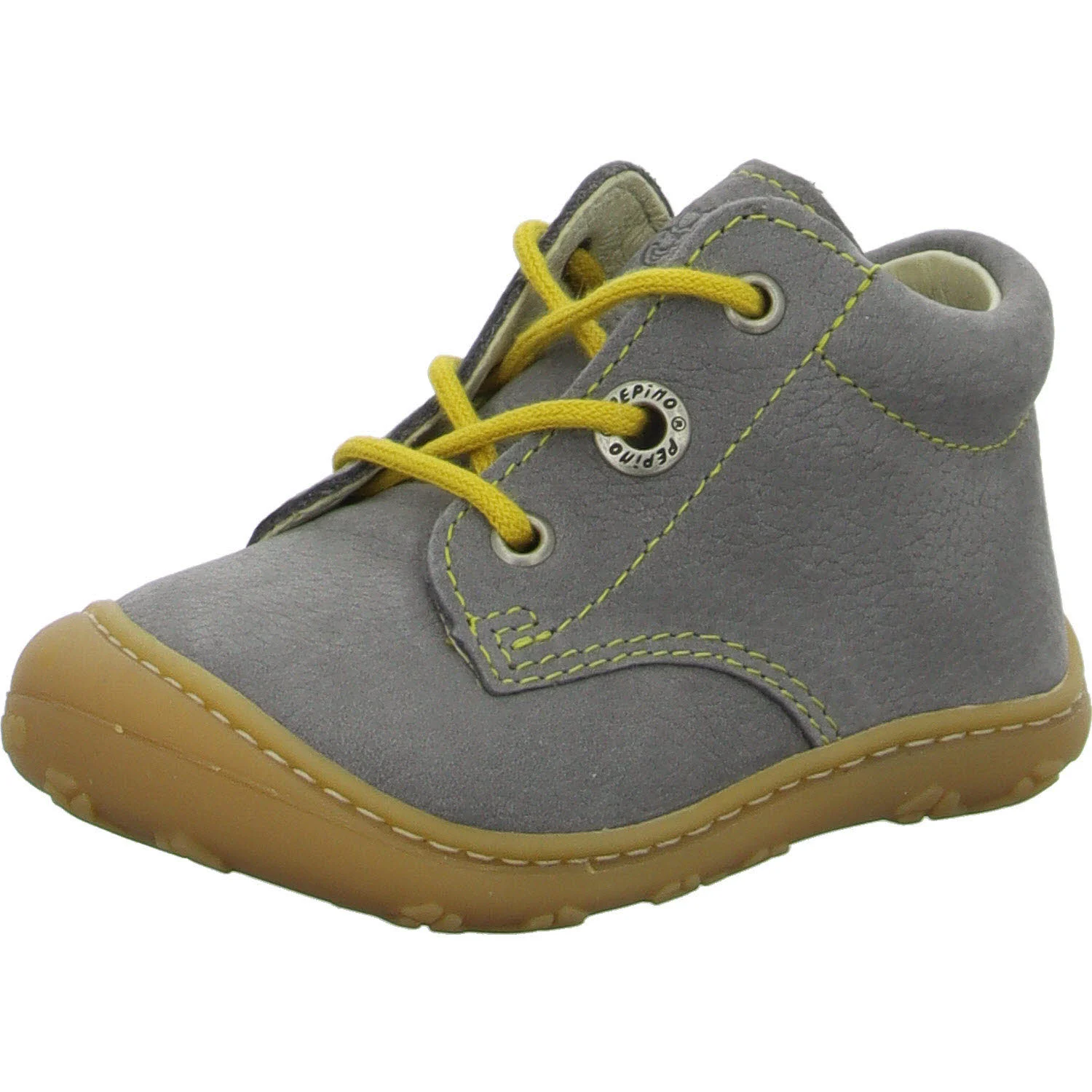 Ricosta Kinder Halbschuhe zum Schnüren 50 1200103/450 Cory graphit/gelb WMS weit