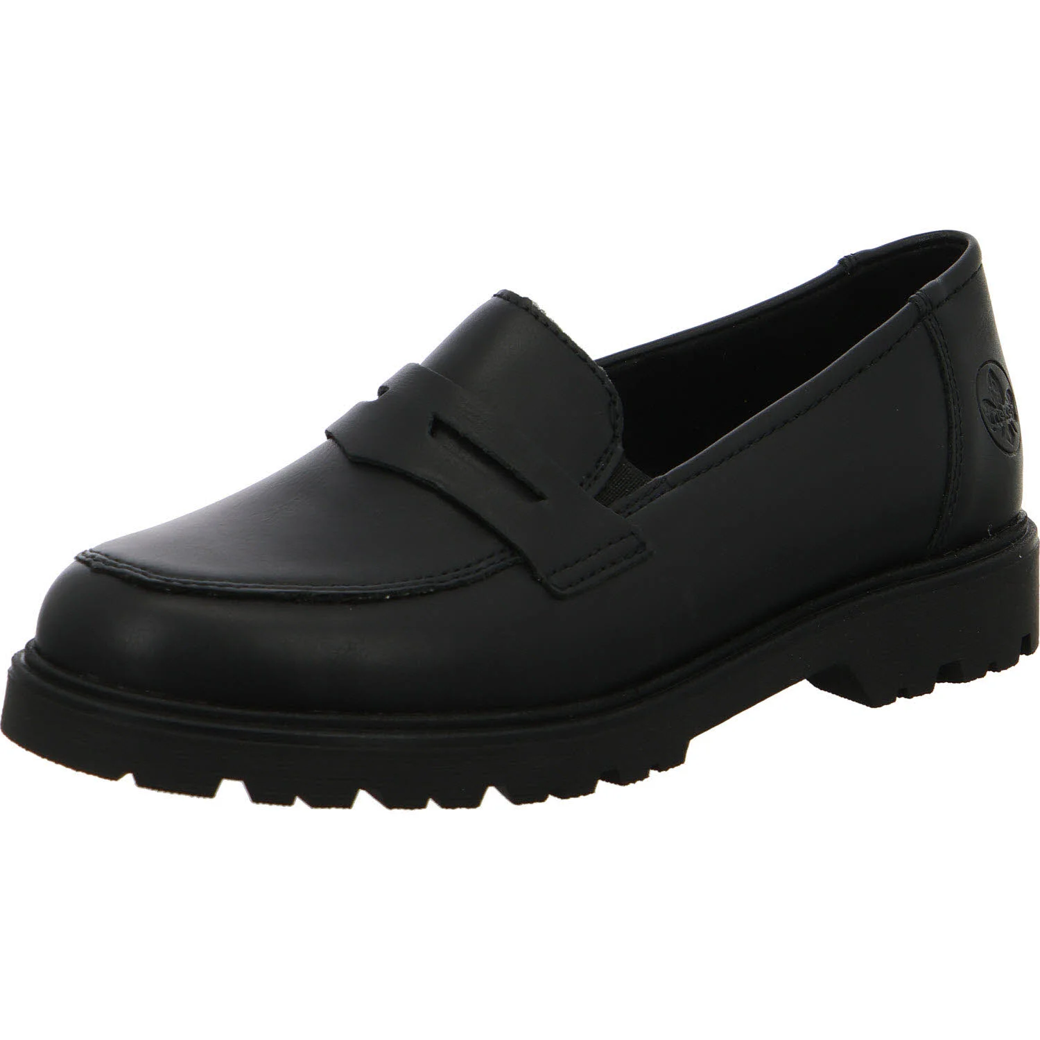 Rieker Damen Slipper 45560-02 45560 schwarz F (normal)