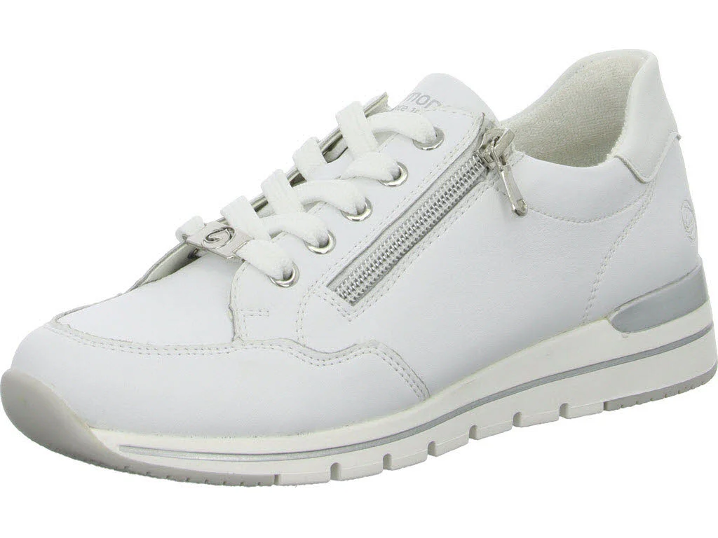 Remonte Damen Schnürschuhe R6716-80 R6716 weiss/weiss G (weit)