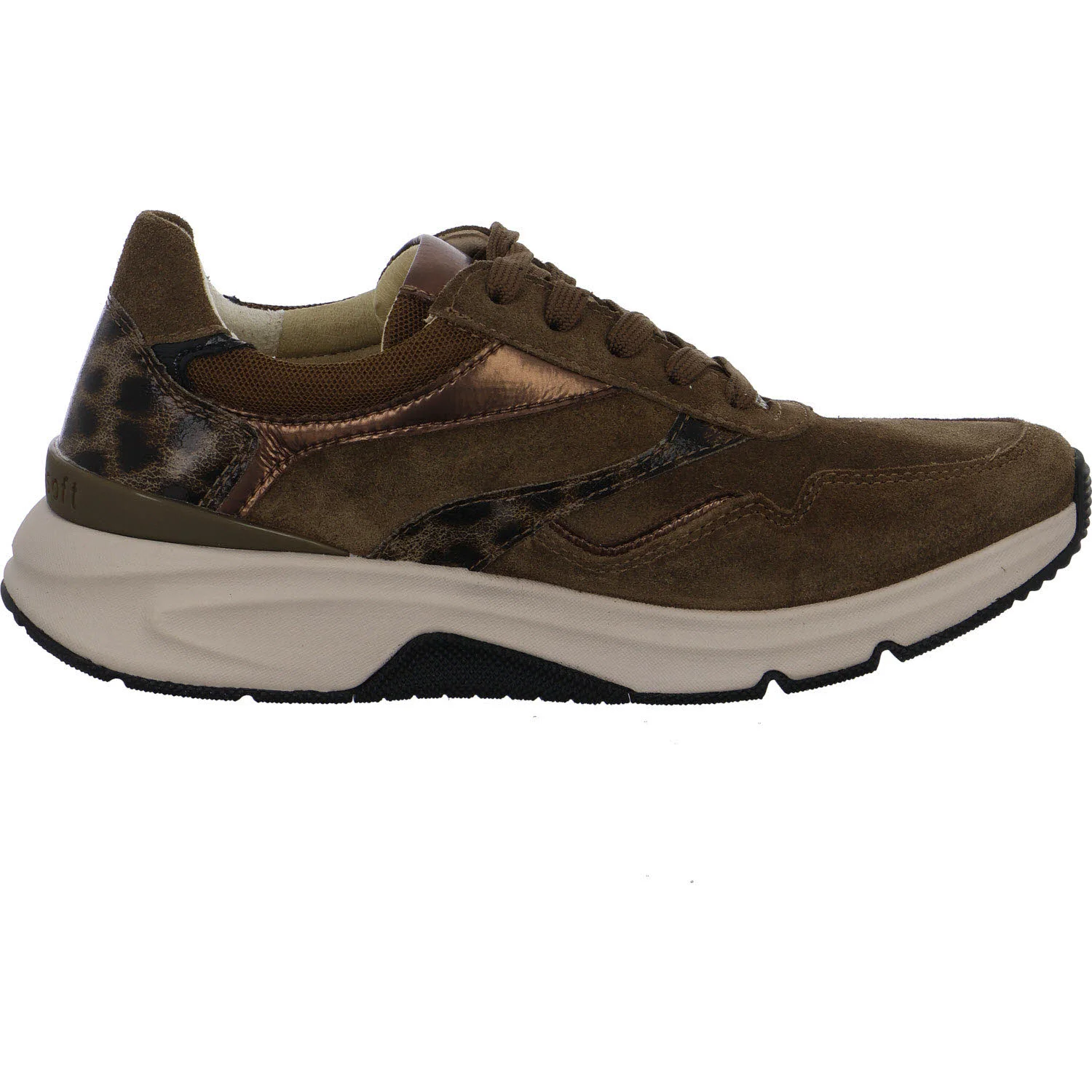 Gabor Rollingsoft Damen Schnürschuhe 0103.01.012 0103.01 whisky kombi normal