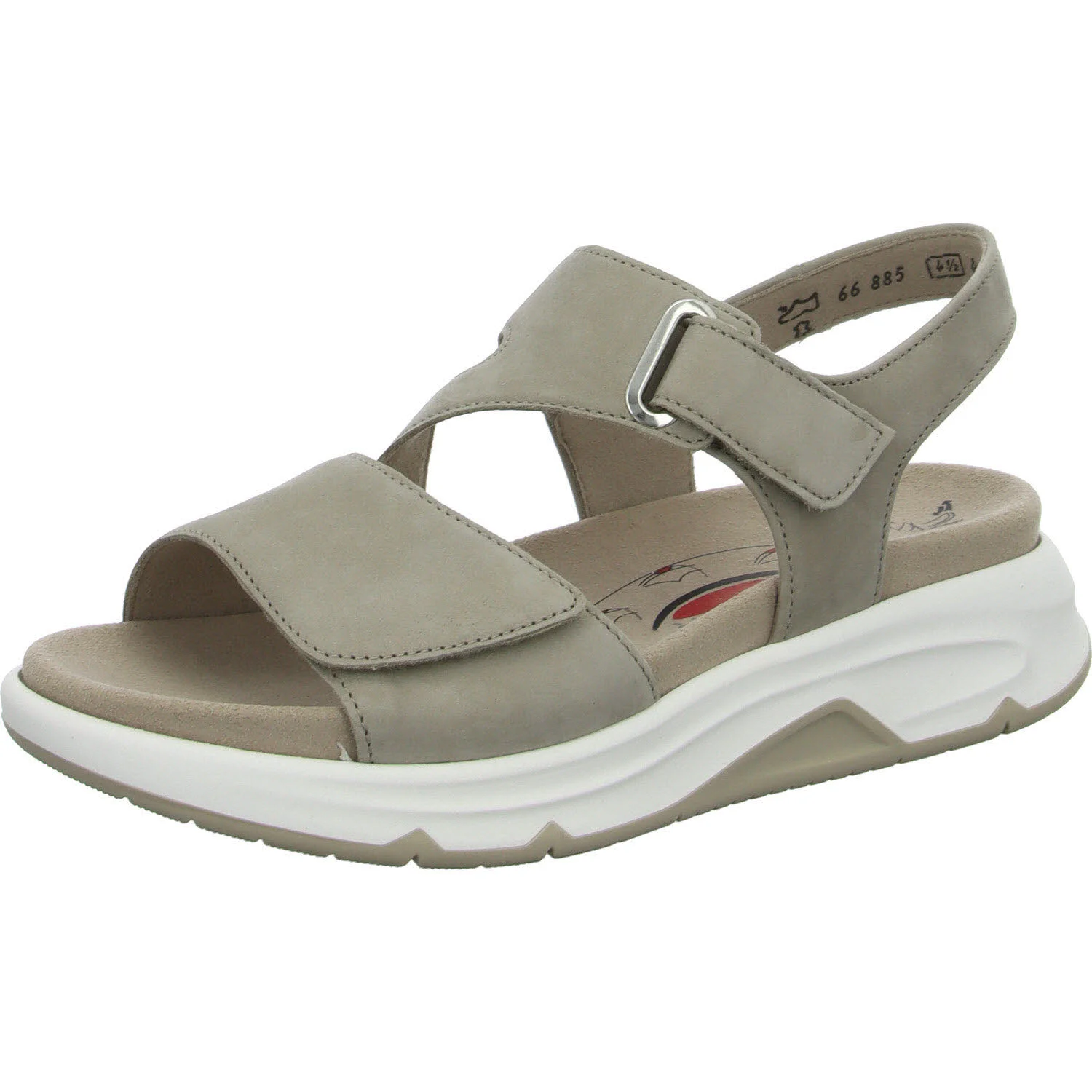 Element 2 von 8 (Bild) – Gabor Rollingsoft Damen Sandalen 66.885.43 66.885 leinen G (normal)