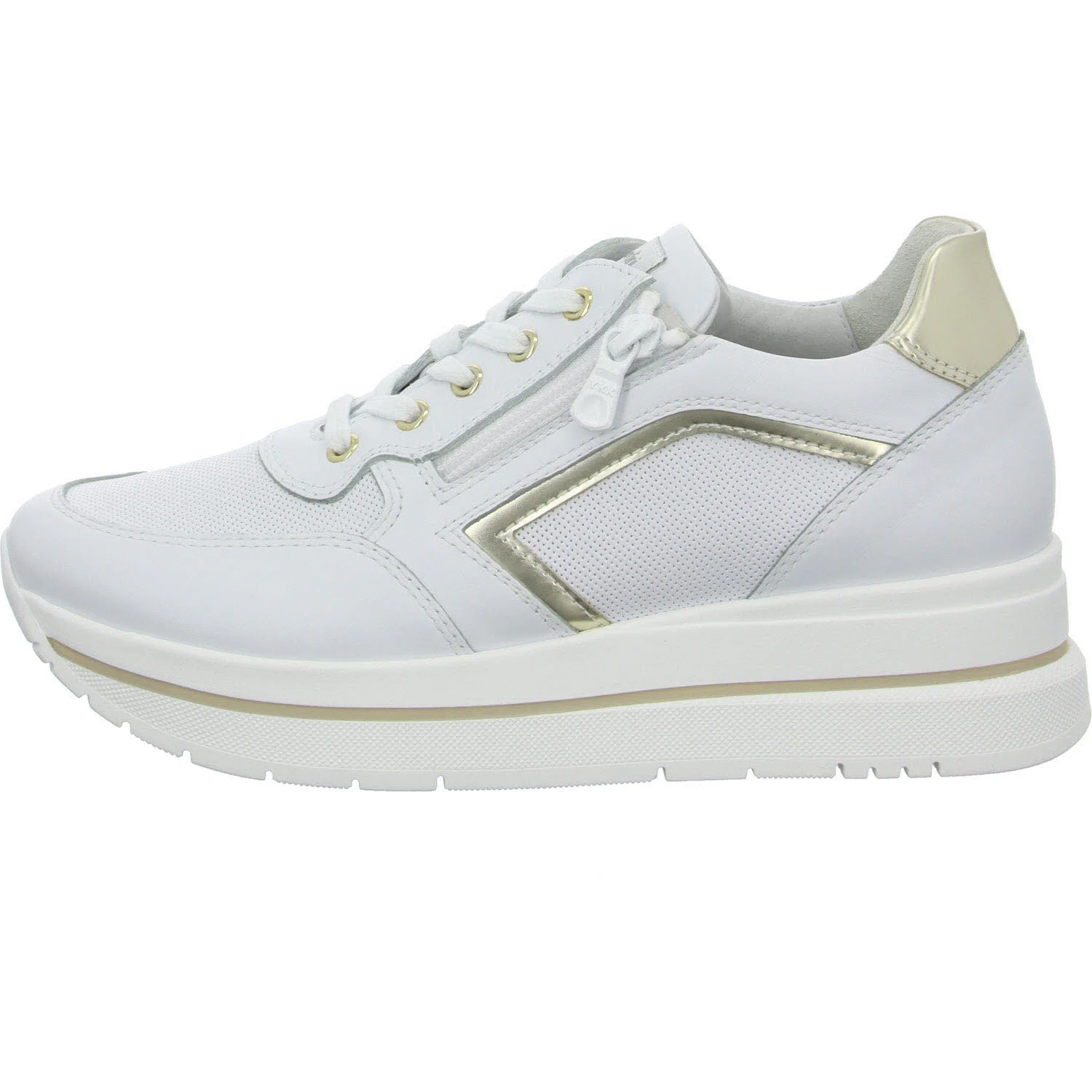 NeroGiardini Damen Schnürschuhe E512909D 707 E512909D bianco normal