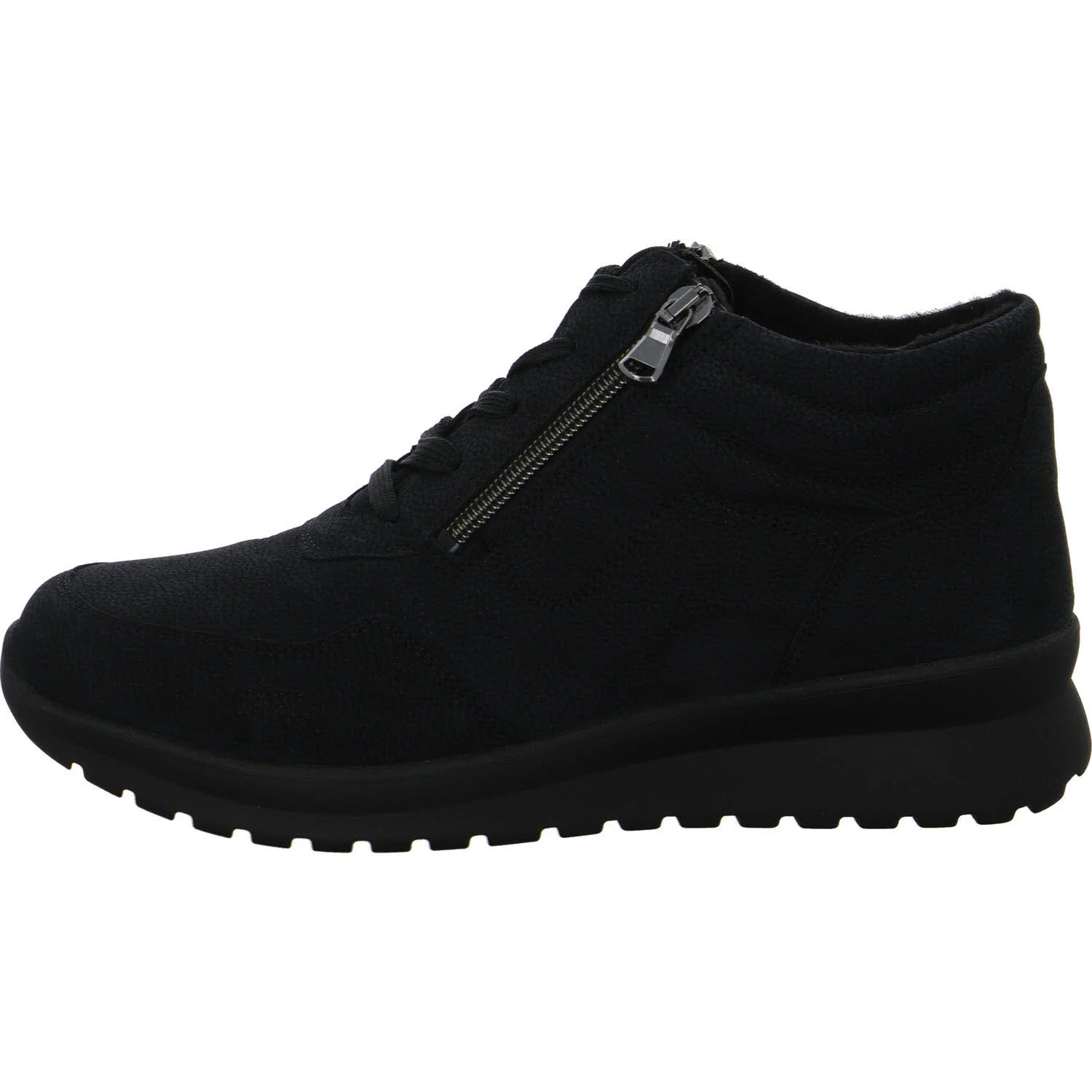 Waldläufer Damen Schnürstiefel 688801-189/099 K-Sunny nero K (extra weit)