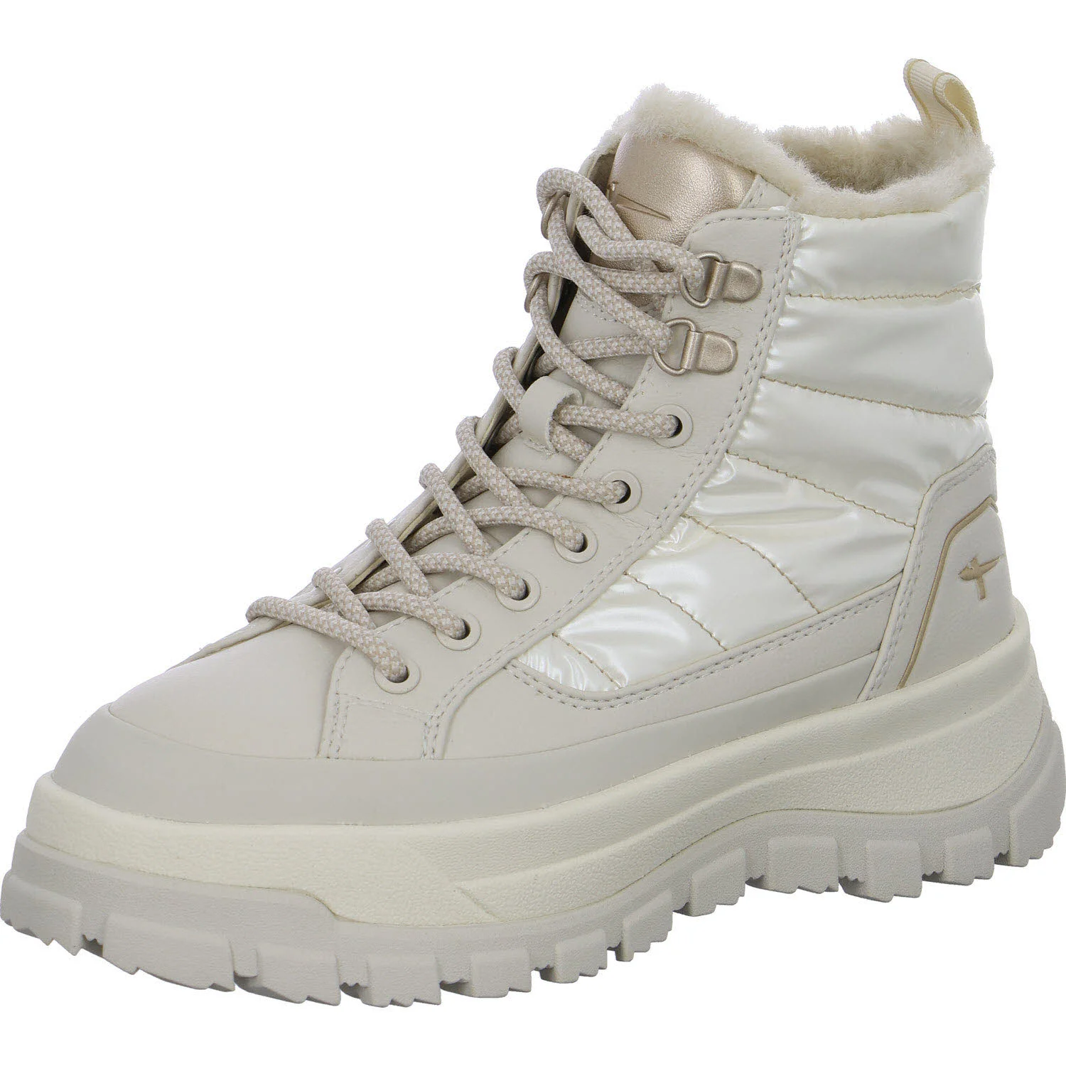 Element 2 von 8 (Bild) – Tamaris Damen Schnürstiefel warm 1-26265-47-418 1-26265-47 ivory normal