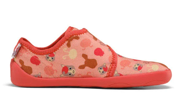 Affenzahn Kinder Hausschuhe 01398-40068 Hausschuh Baumwolle Movy Pony pink normal