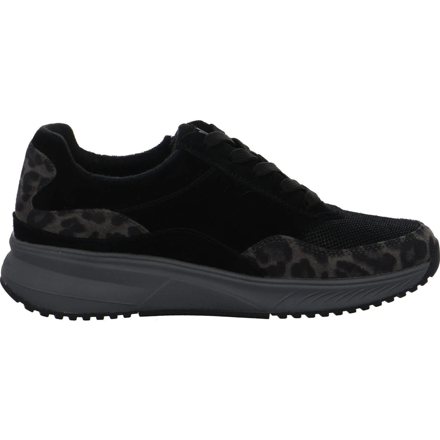 Waldläufer Damen Schnürschuhe 514001-108/370 H-Macie havanna schwarz H (weit)