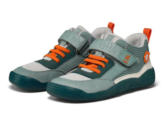 Affenzahn Kinderschuh zum Schlupfen 01637-20153 Halbschuh Vegan Cheerly Hase türkis normal