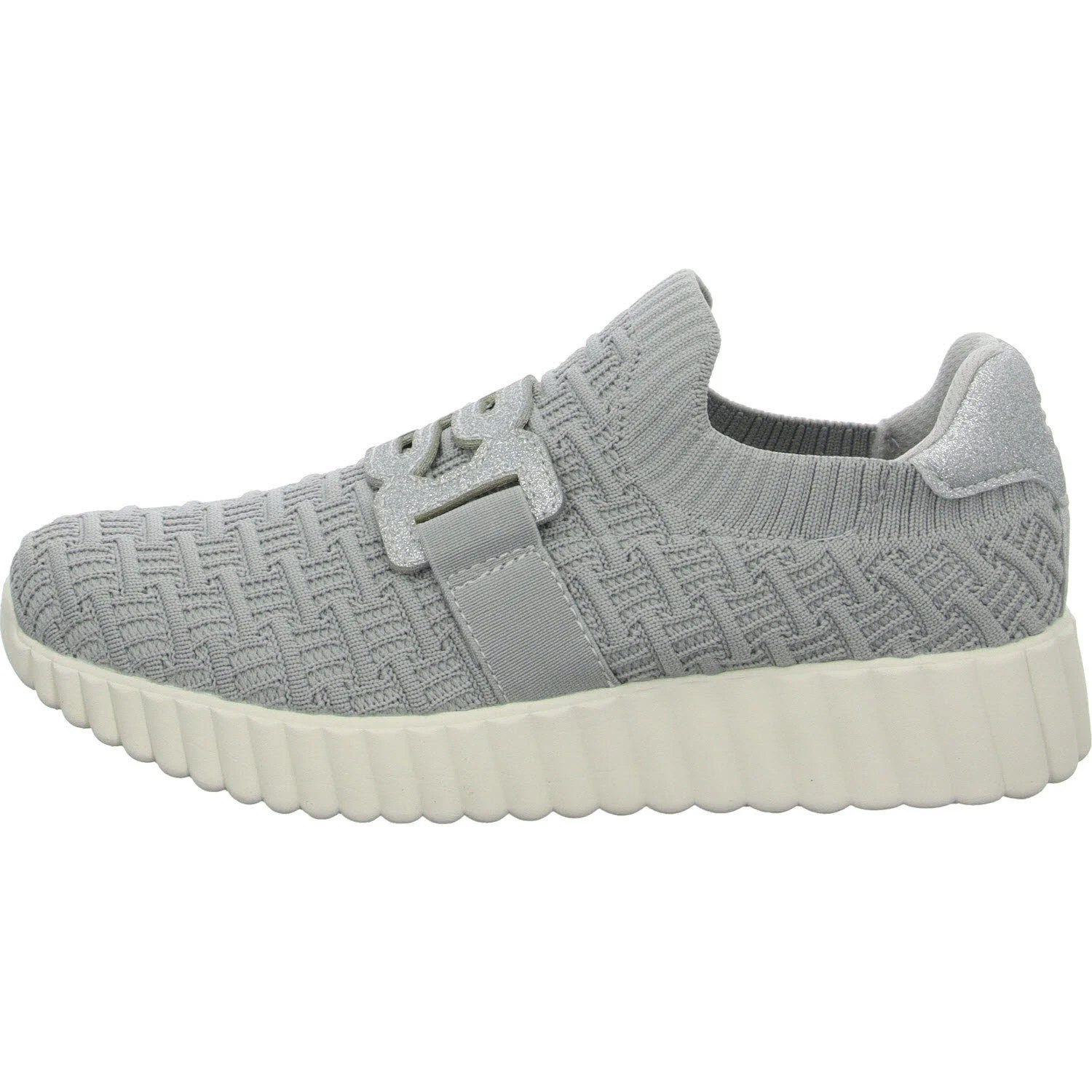 TT.Bagatt Damen Slipper D31AI6626969-1213 Carini light grey/silver normal