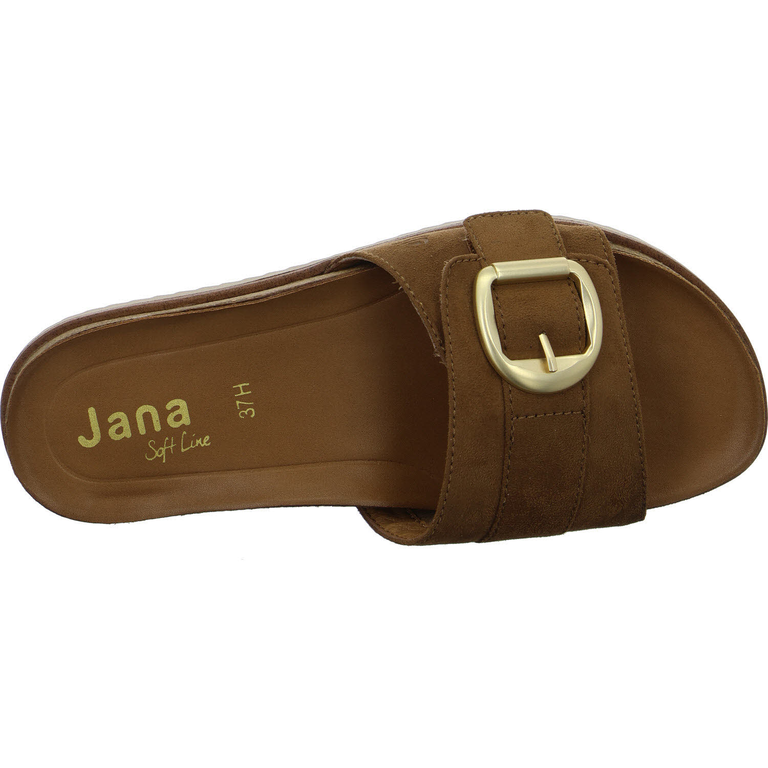 Jana Damen Pantoletten 8-27460-46/305 8-27460-46 cognac H (weit)