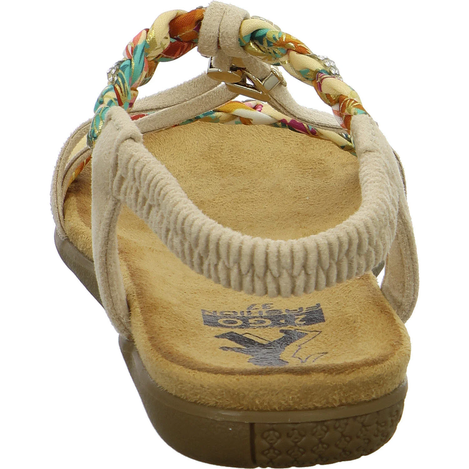2go Fashion Damen Sandalen 8018830-4 8018830 beige normal