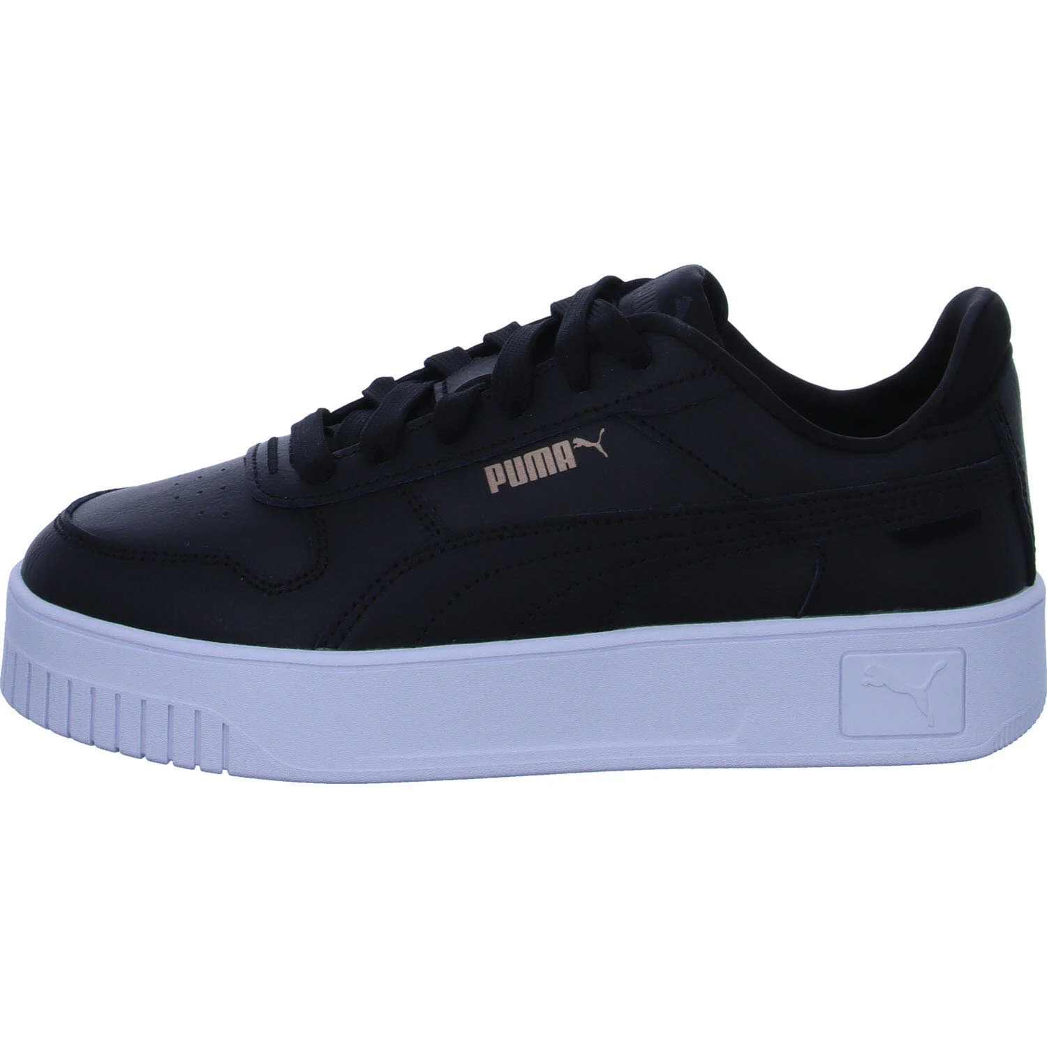 Puma Damen Schnürschuhe 389390 02 CARINA STREET PUMA BLACK-PUMA BLACK-ROSE GOL normal