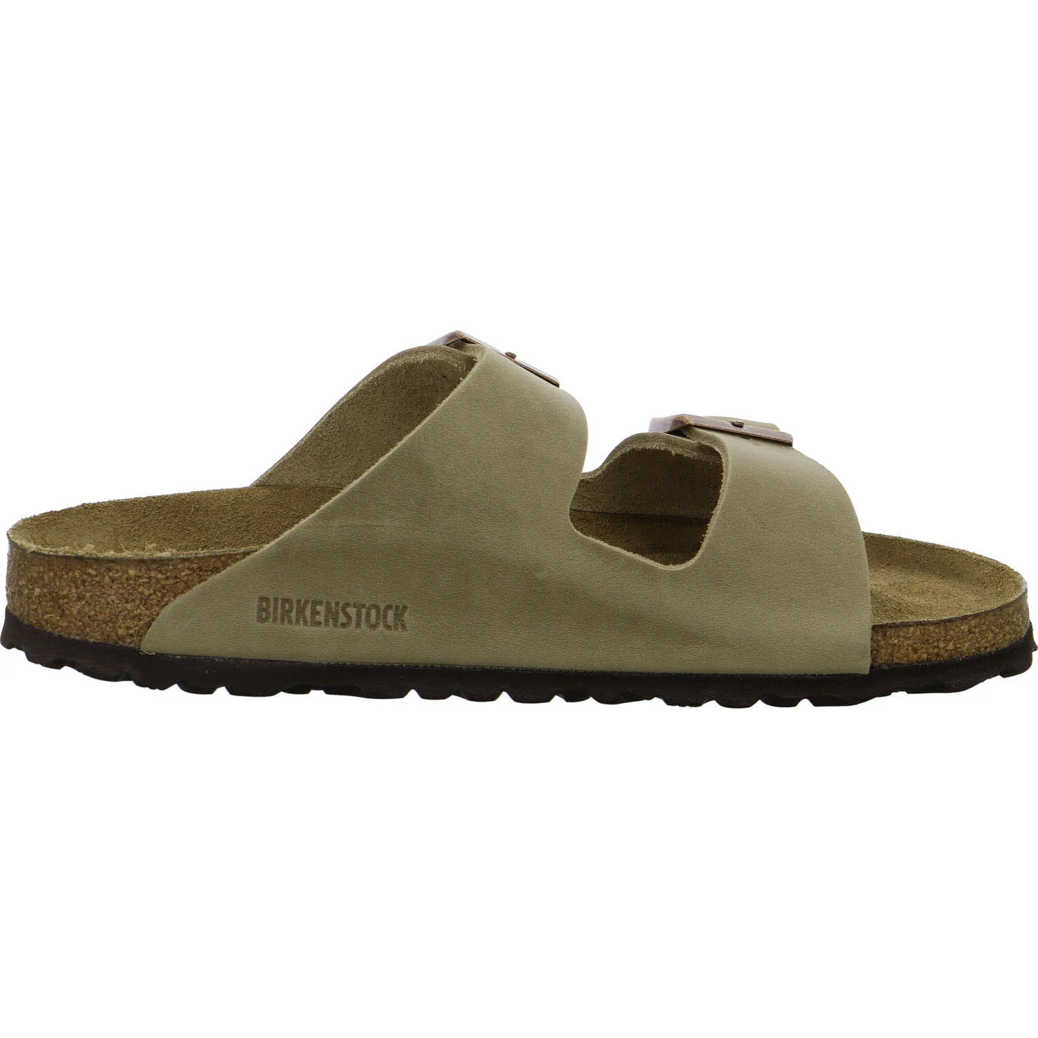BIRKENSTOCK Pantoletten 552813 Arizona Soft Footbed tabacco brown schmal