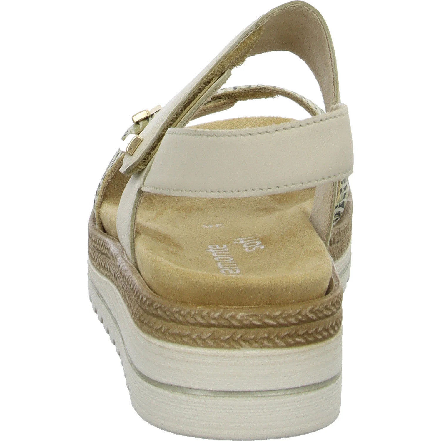 Element 4 von 8 (Bild) – Remonte Damen Sandalen D0Q59-60 D0Q59 beige-gold/porzellan F 1/2 (normal)