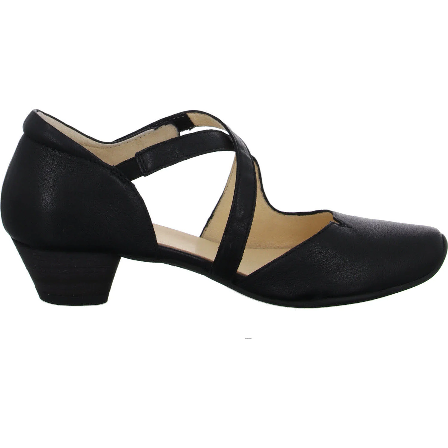 Element 6 von 7 (Bild) – Think Damen Spangenschuhe 3-000209-0000 Aida schwarz F 1/2 (normal)