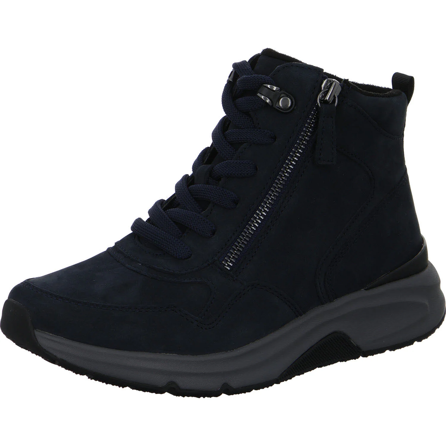 Element 2 von 8 (Bild) – Gabor Rollingsoft Damen Schnürstiefel 0803.03.002 0803.03 dark-blue (Micro) G (normal)