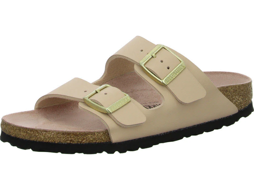 BIRKENSTOCK Pantoletten 1031525 Arizona triples new beige/pink clay schmal