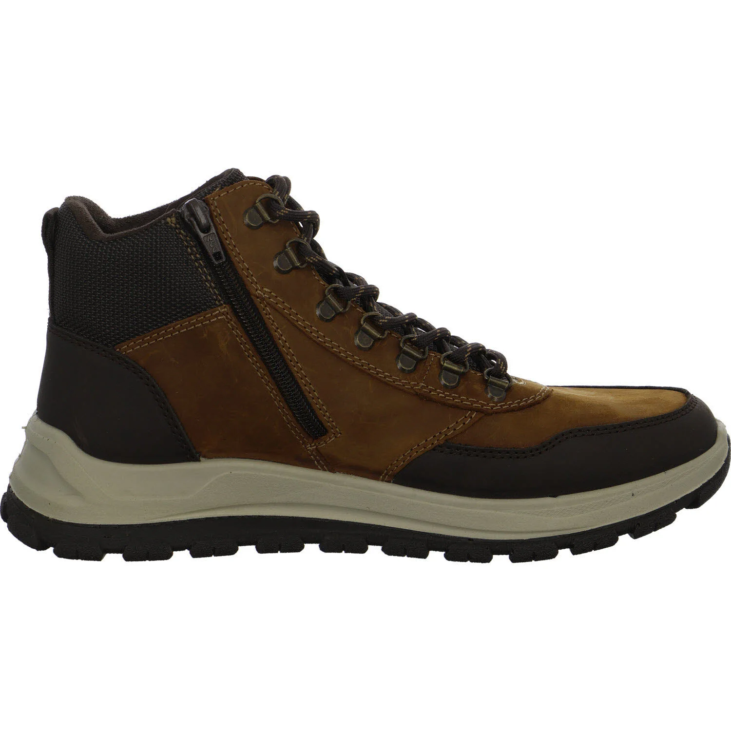 Rieker Herren Schnürstiefel warm B8124-22 B8124 moro/noce/schwarz-braun H (extra weit)
