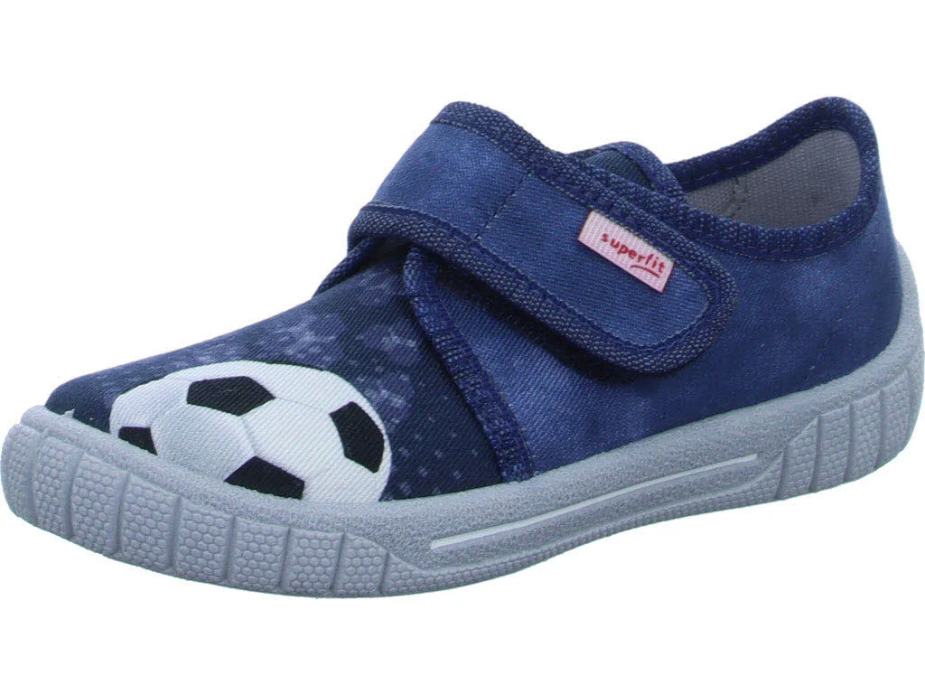Superfit Kinder Hausschuhe 1-800273-8000 Bill blau WMS mittel