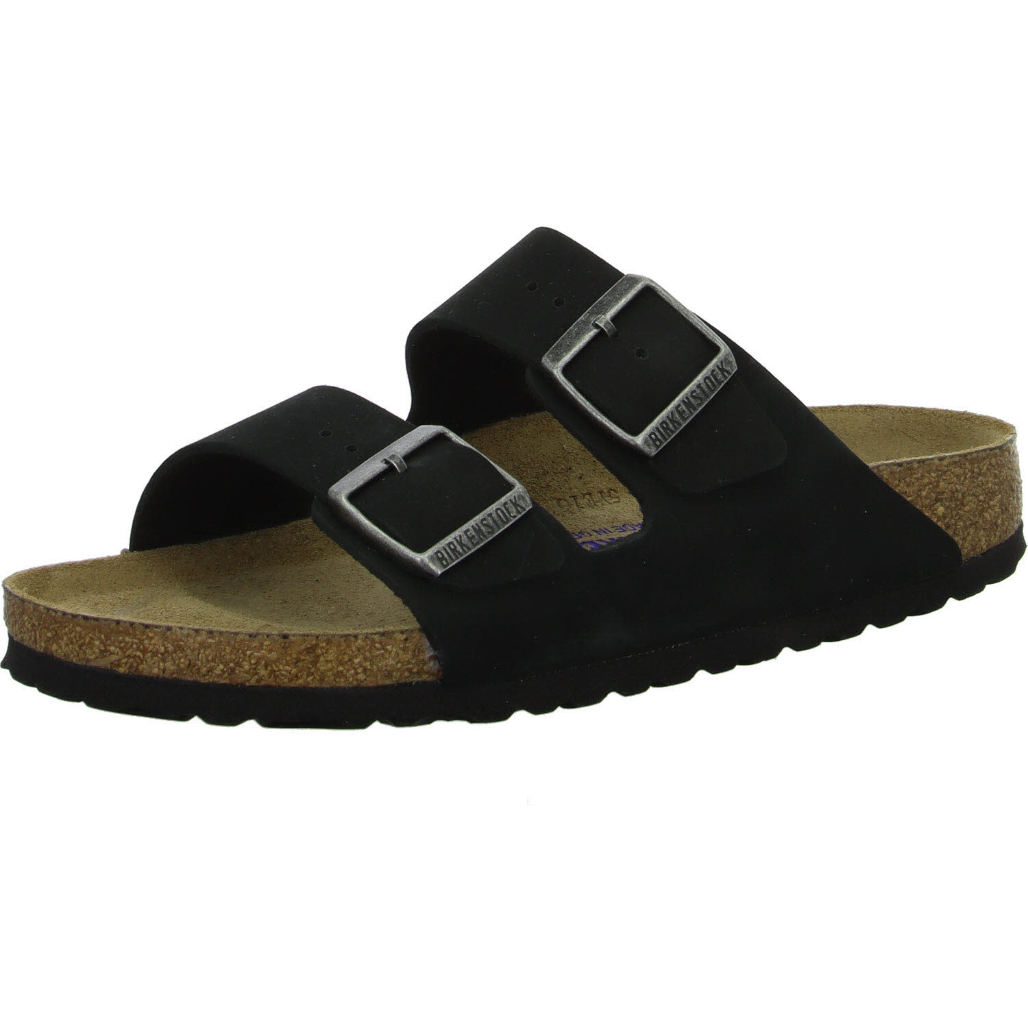Element 2 von 8 (Bild) – BIRKENSTOCK Pantoletten 1019035 Arizona Soft Footbed black schmal