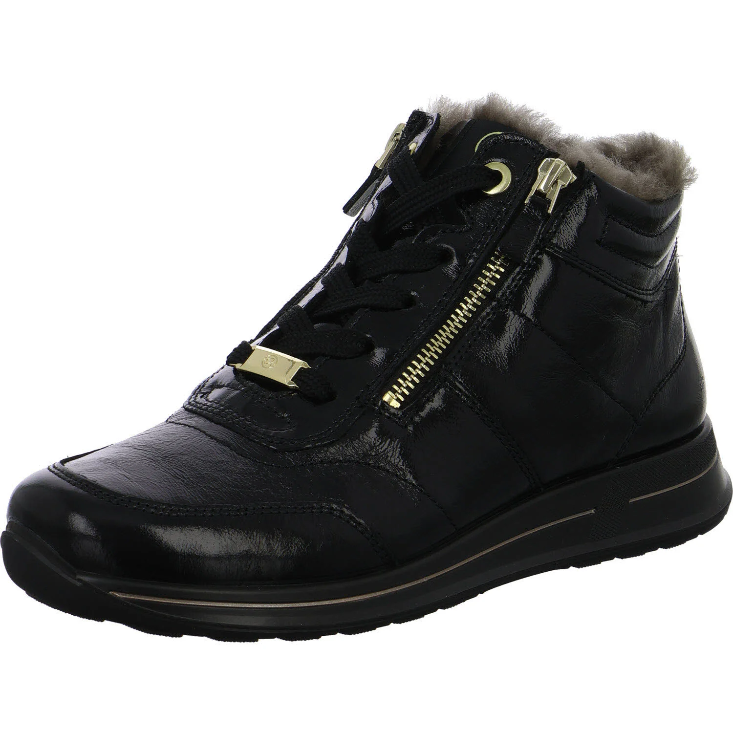 Element 2 von 8 (Bild) – Ara Damen Schnürstiefel warm 12-24808-58 Osaka 2.0 schwarz H (weit)