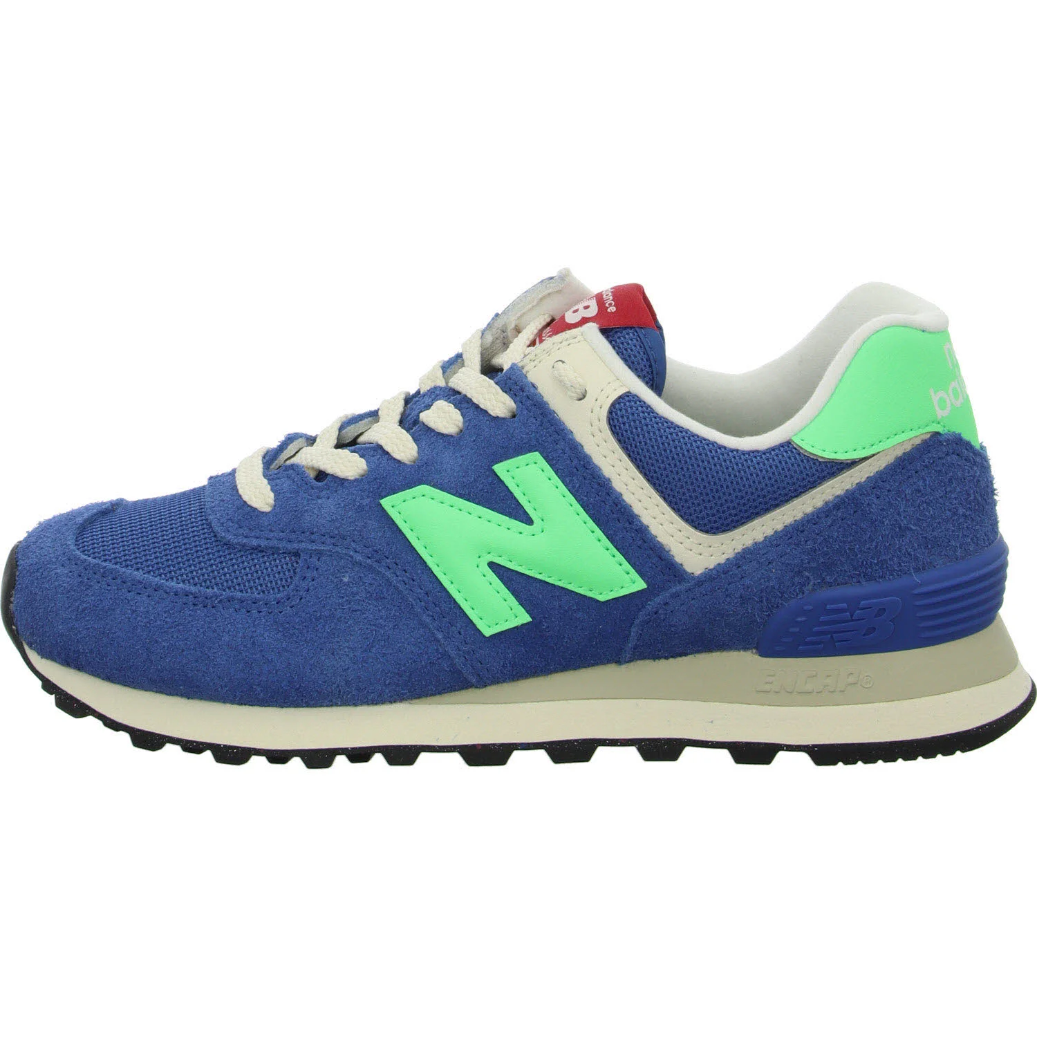 Element 6 von 8 (Bild) – New Balance Damen Schnürschuhe U574BSC Classic Running blue agate/lime leaf normal