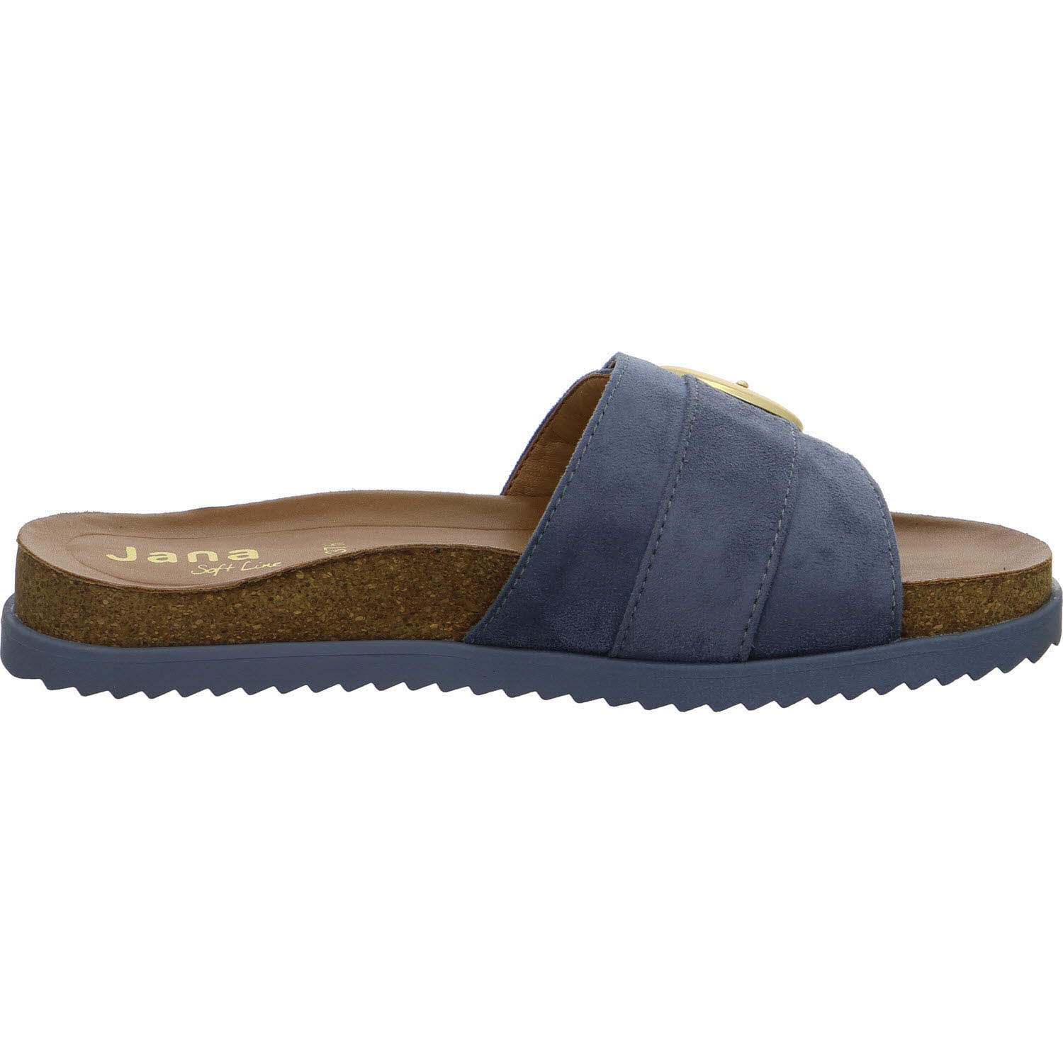 Jana Damen Pantoletten 8-27460-46/802 8-27460-46 denim H (weit)