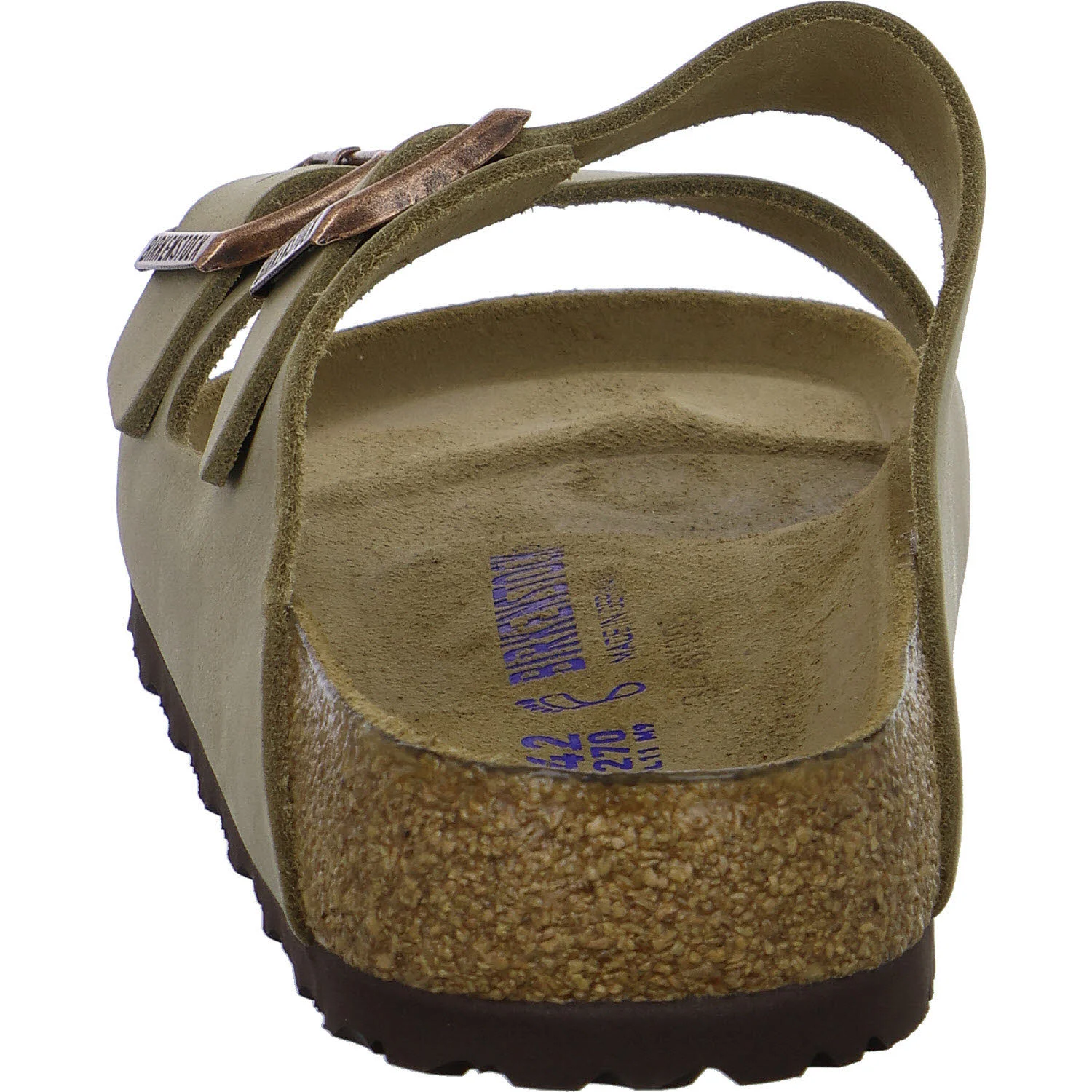 BIRKENSTOCK Pantoletten 552811 Arizona Soft Footbed tabacco brown normal