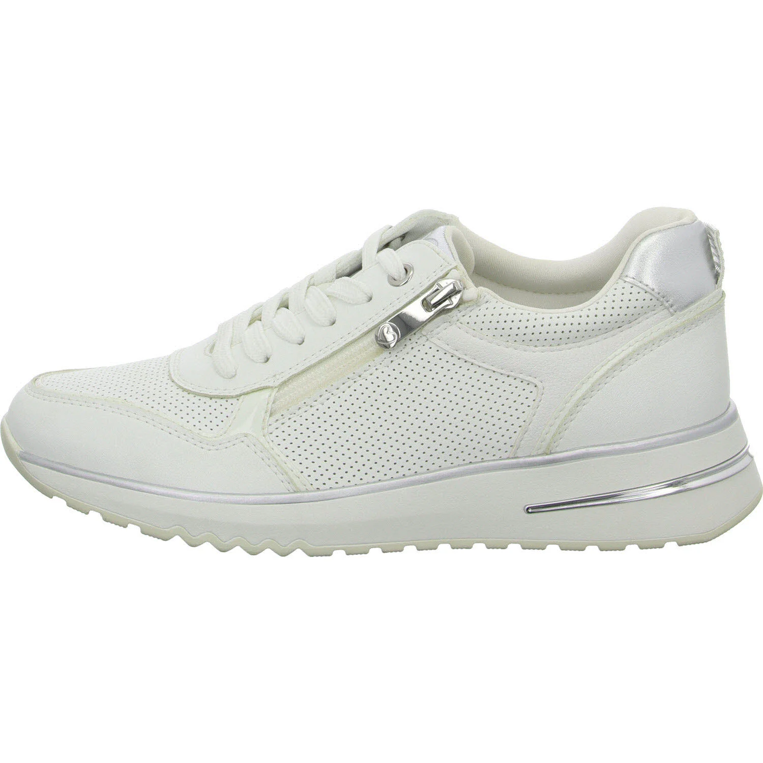 Element 6 von 8 (Bild) – Marco Tozzi Damen Schnürschuhe 2-23770-44/197 2-23770-44 white comb normal