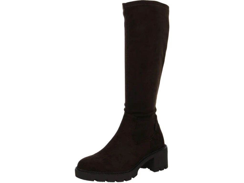 Tamaris Comfort Damen Langschaftstiefel 8-86500-45-304 8-86500-45 mocca weit