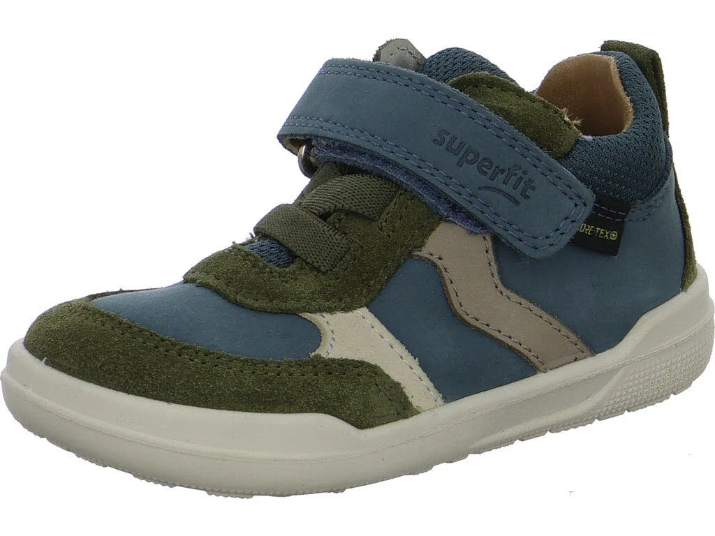Superfit Kinderschuh zum Schlupfen 1-100202-9000 Superfree 2.0 grün/blau WMS weit